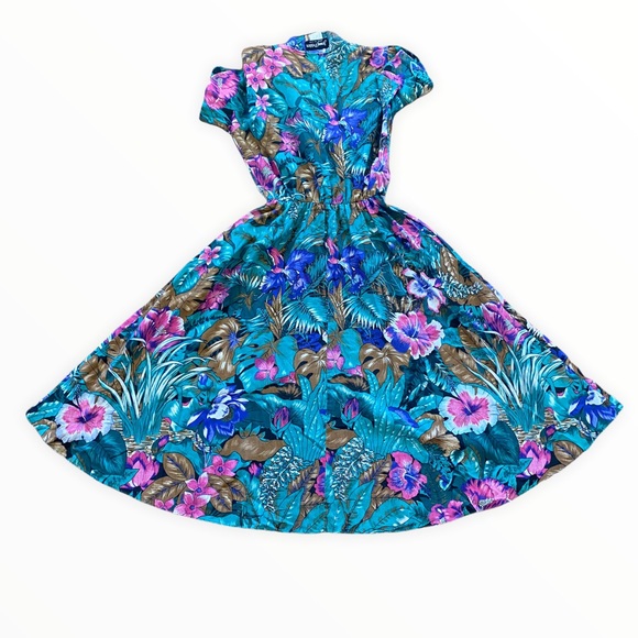 Vintage Jenny Petites Floral Dress - Picture 7 of 11